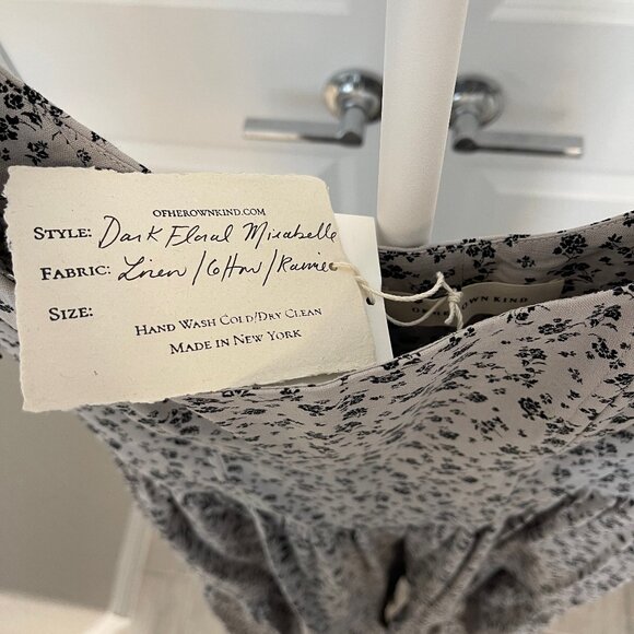 NWT Of Her Own Kind Dark Floral Mist Mirabelle Corset Maxi Dress Size L - Picture 5 of 7